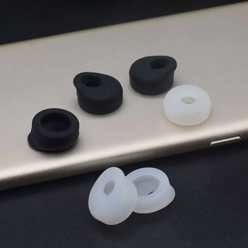 1 Pair Ear Tips Buds Silicone Earphone Earbuds Earhooks Eartips Replacement for Jabra EASYGO EASYCALL Wireless Bluetooth Headset |
