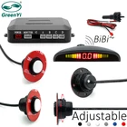 GreenYi Автомобильный светодиодный парковка Сенсор с 4 туфли на плоской подошве с круглым носком, Сенсор s 12V De Estacionamento Обратный помощь Резервное копирование Радар монитор Системы