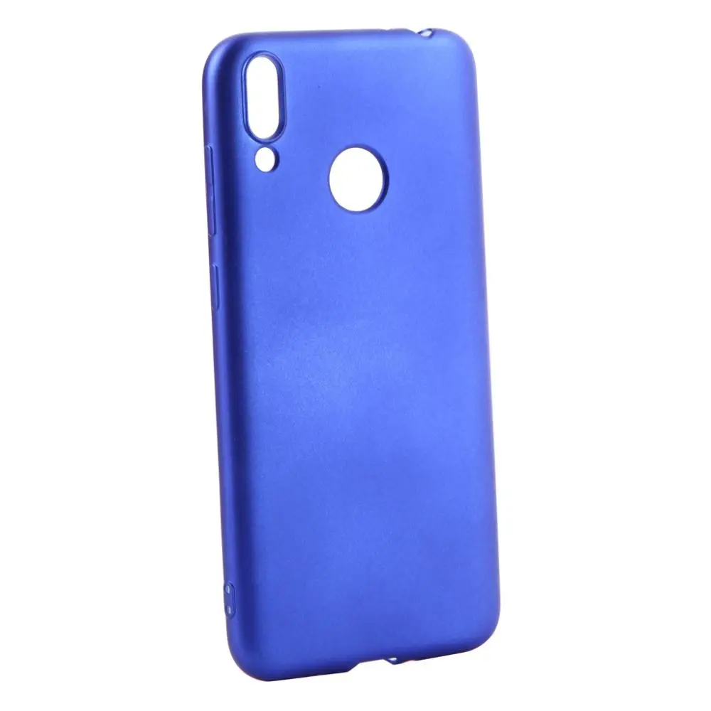 Чехол накладка Mediagadget ColorFlow для Honor 8A (софт тач пластик синий)|Бамперы| |