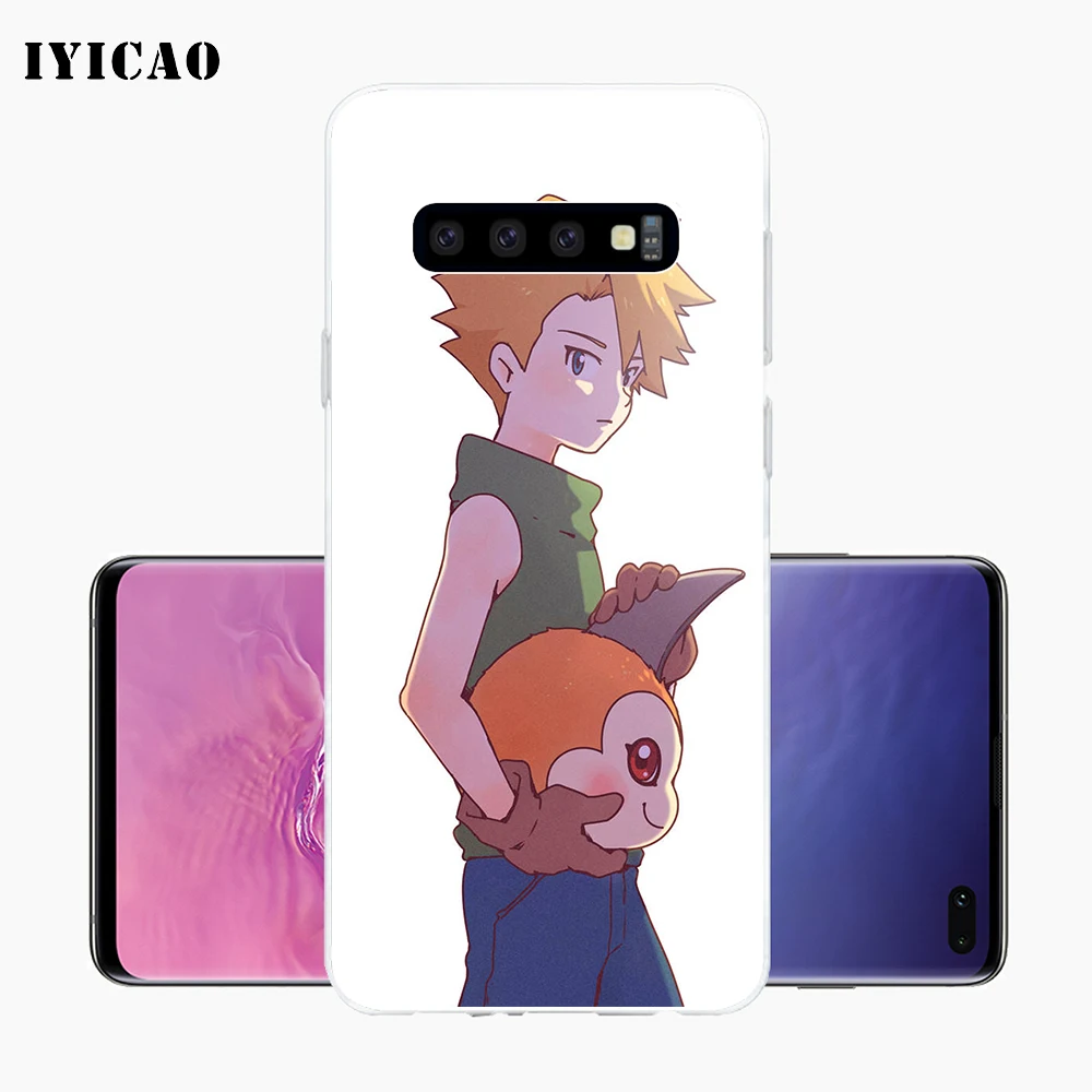 IYICAO Digimon Мягкий силиконовый чехол для телефона Samsung Galaxy S10e S10 S9 S8 Plus S7 Edge TPU |