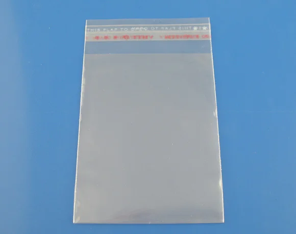 

Free shipping-200Pcs Clear Self Adhesive Seal Plastic Bags 7x12cm M0825