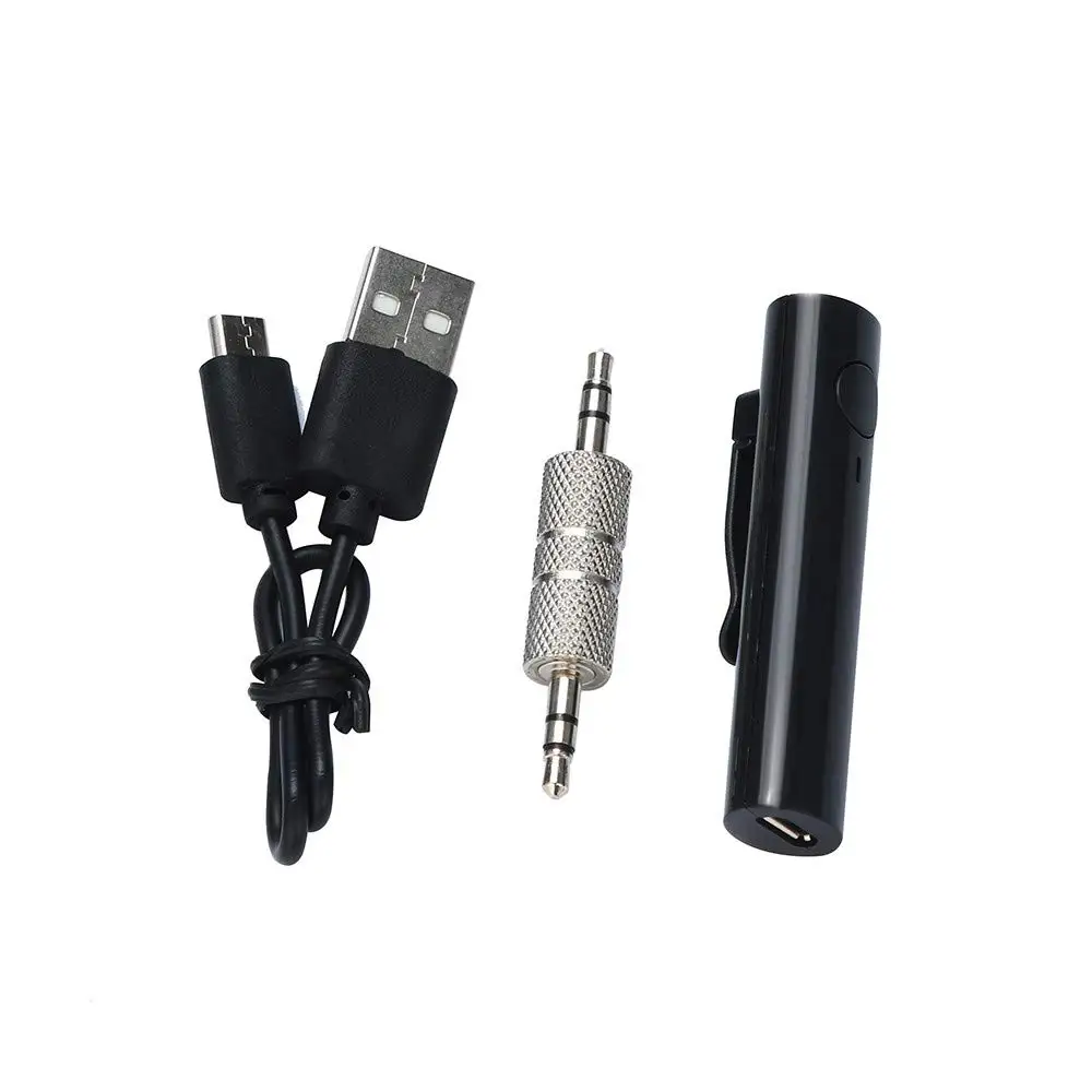 Mini Wireless Bluetooth Car Kit Hands Free 3.5mm Jack AUX Audio Receiver Adapter | Электроника