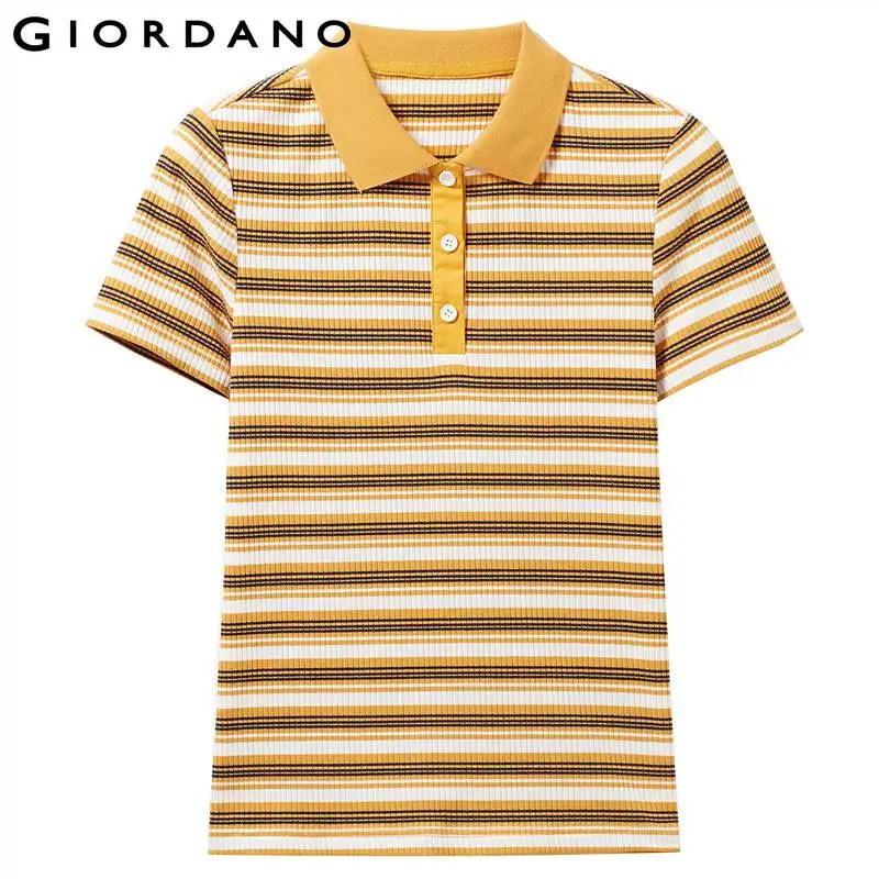 Giordano женское поло женские толстовки контрастного цвета мужской пуловер Женский
