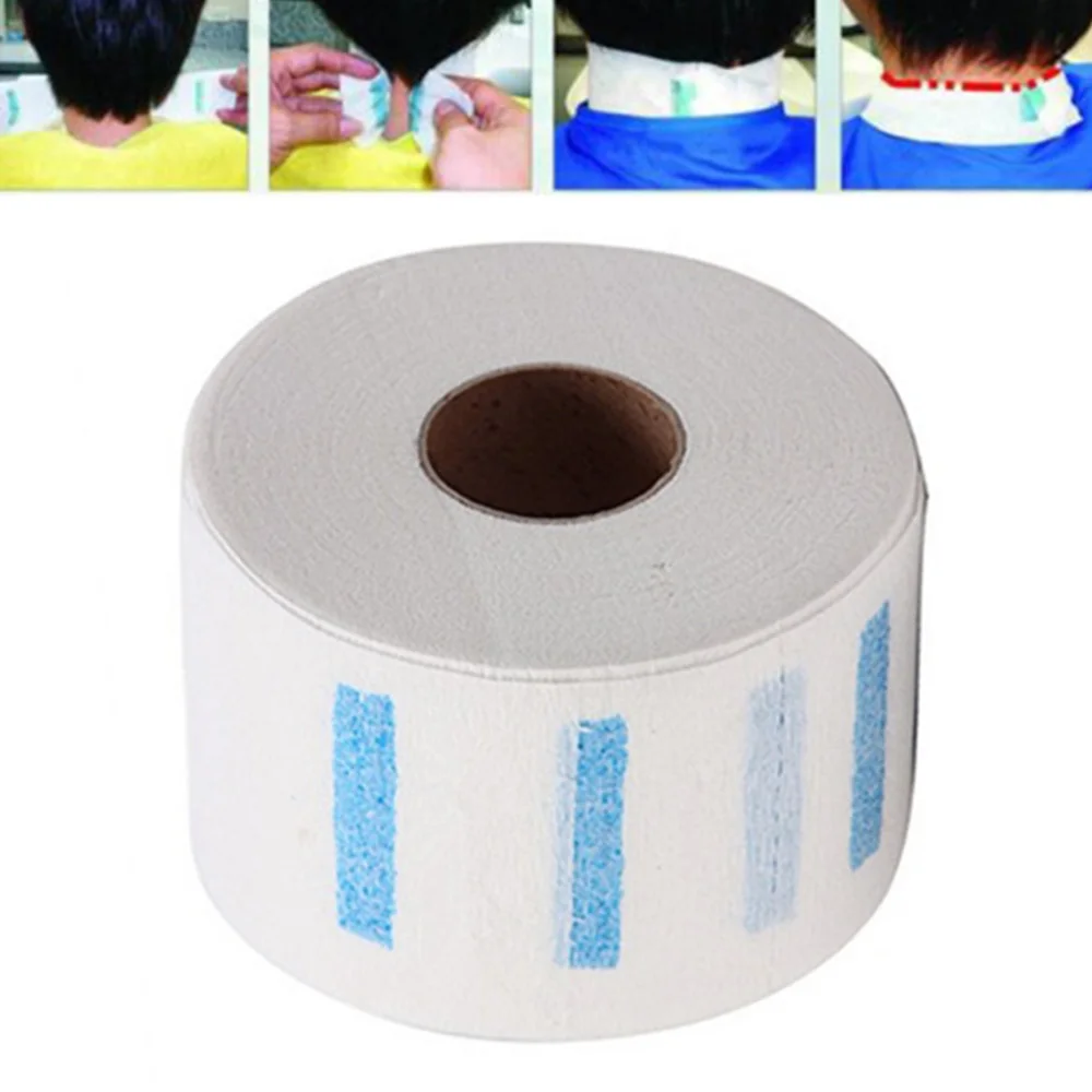 1 шт. портативный одноразовый эластичный белый рулон бумаги для шеи полоска