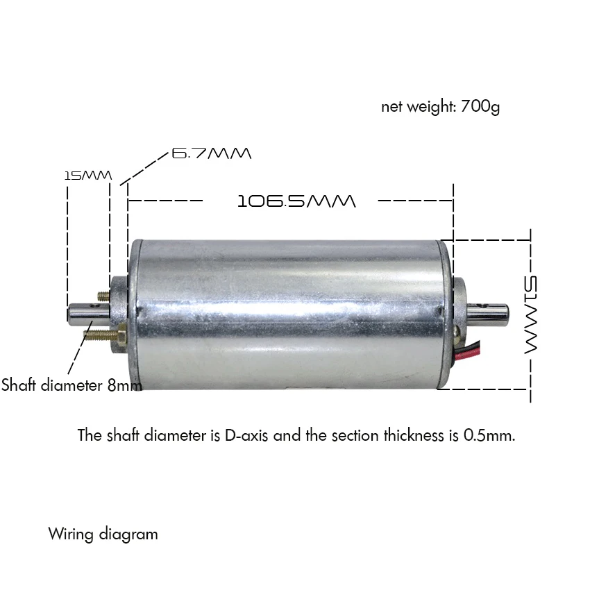 Двигатель постоянного тока 120 В с двойным подшипником постоянный ток 100 Вт 3000