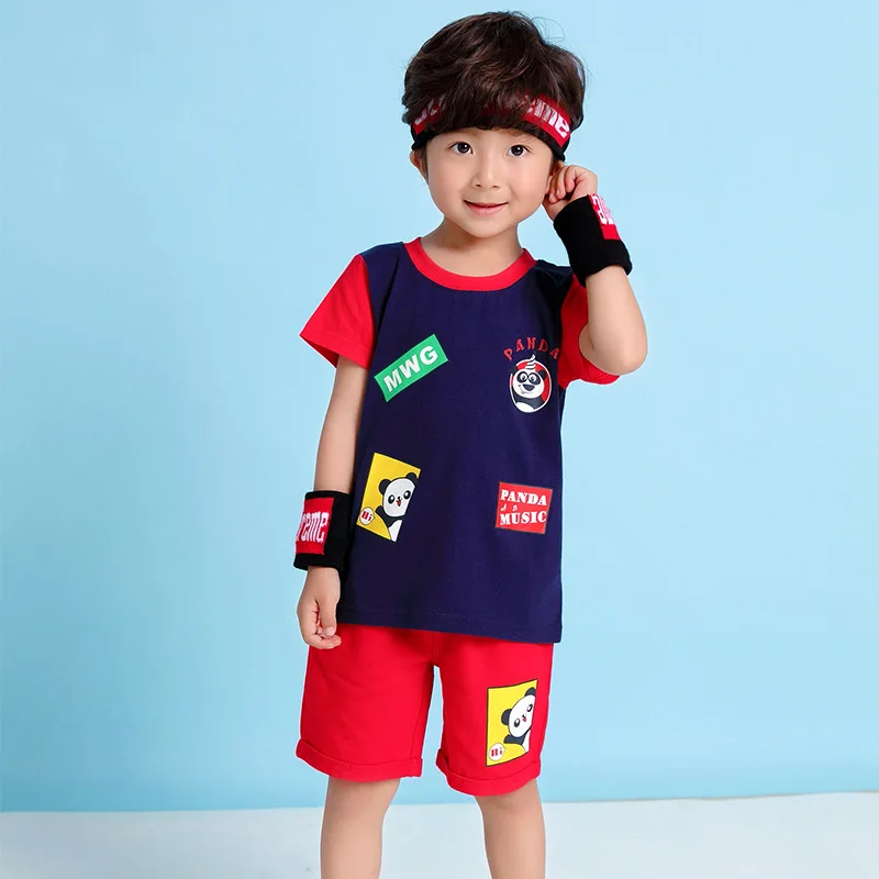 Boy sport suits Baby Clothing Set Summer boy Short sleeve cartoon T-shirt+Short Pants Toddler Boys Clothes tracksuits |