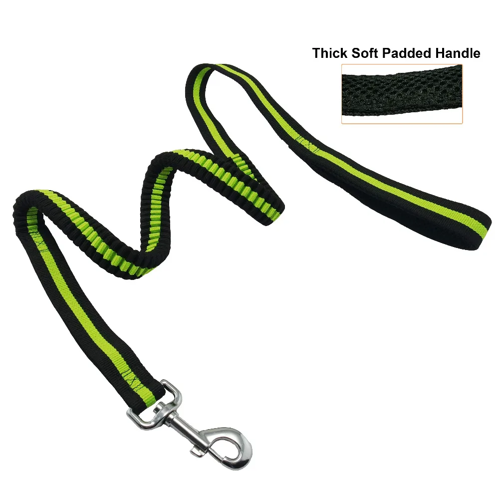 

PET-K9 No Pull Dog Leash Anti-Pull Bungee for Shock Absorption - No Slip Dog Lead Leash for Walking / Jogging/ Training, 4ft-6ft