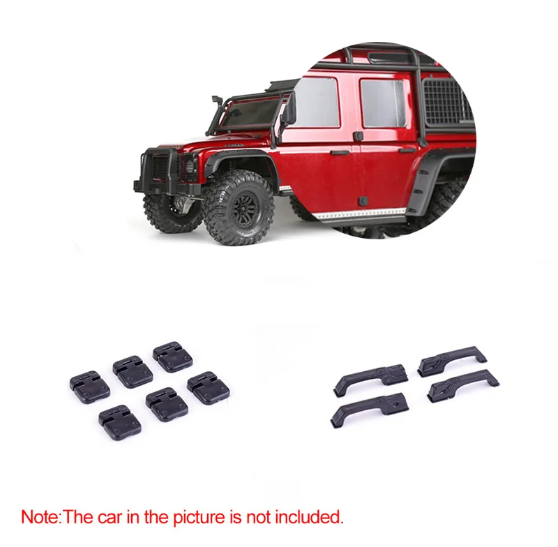 Украшение имитация дверных петель дверная ручка для 1/10 Traxxas TRX 4 RC Гусеничный