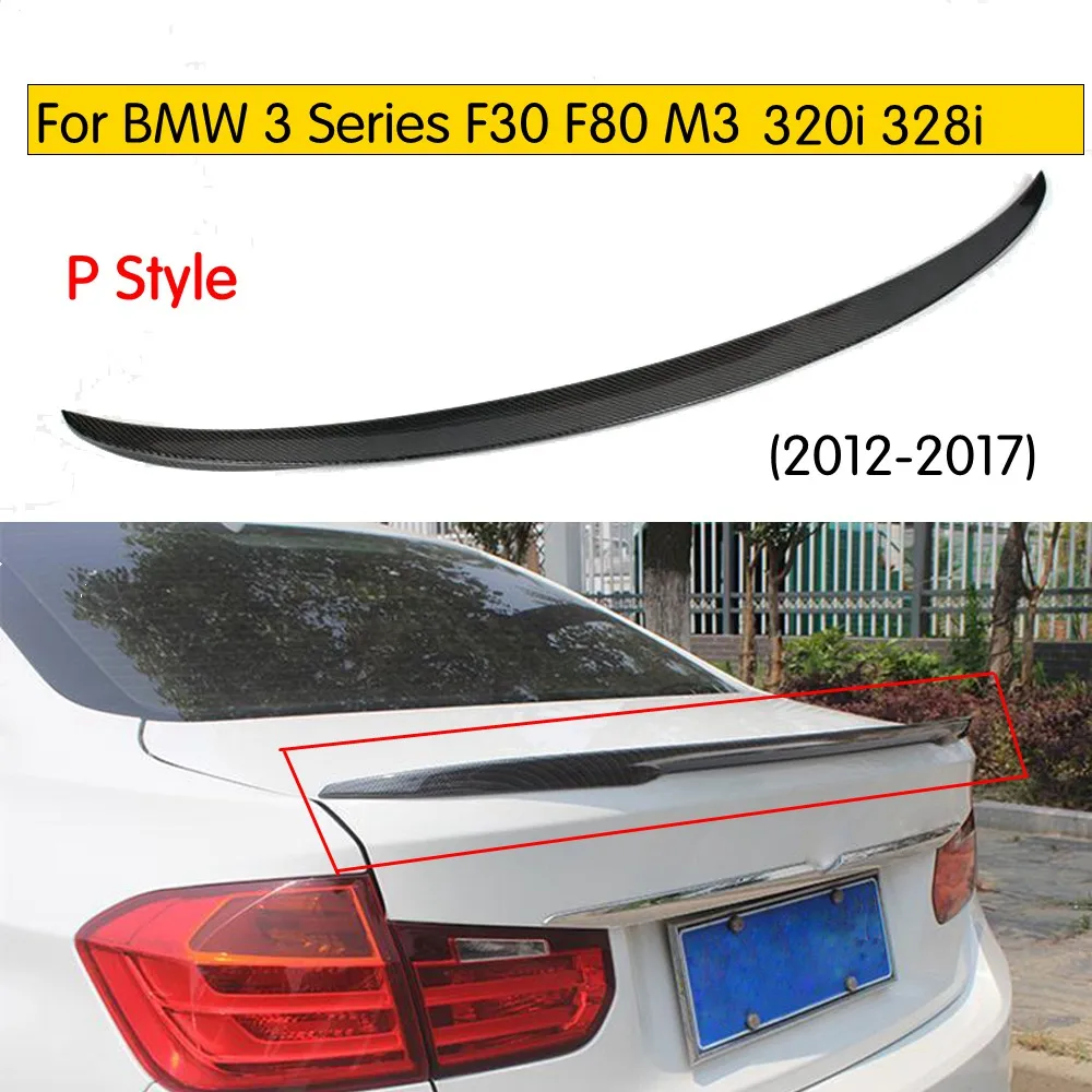 Для 3 Подставка-тренога из углеволокна серия заднего крыла для BMW F30 F80 M3 седан 12-17