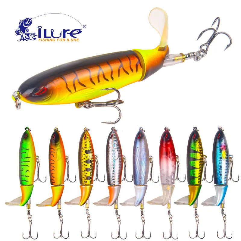 ILure Whopper Поппер 10 см 13 2 г Topwater приманка наживки искусственный Жесткий Plopper мягкий