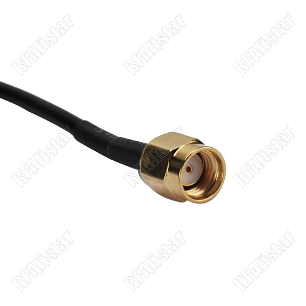 FME штепсельная вилка типа Папа-RP-SMA коаксиальный Соединительный кабель RF Pigtail RG174 с