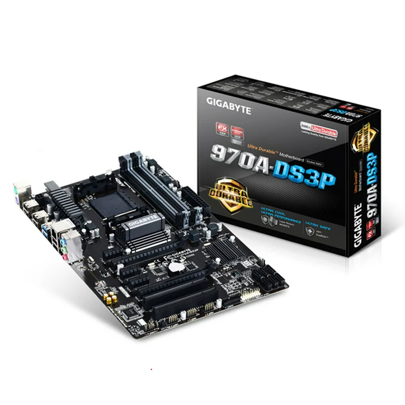 Gigabyte 970A-DS3P AM3/AM3+ New Desktop PC Computer Motherboard ATX DDR3 32GB Placa Mae For AMD Eight Core 970 Game Mother Board |