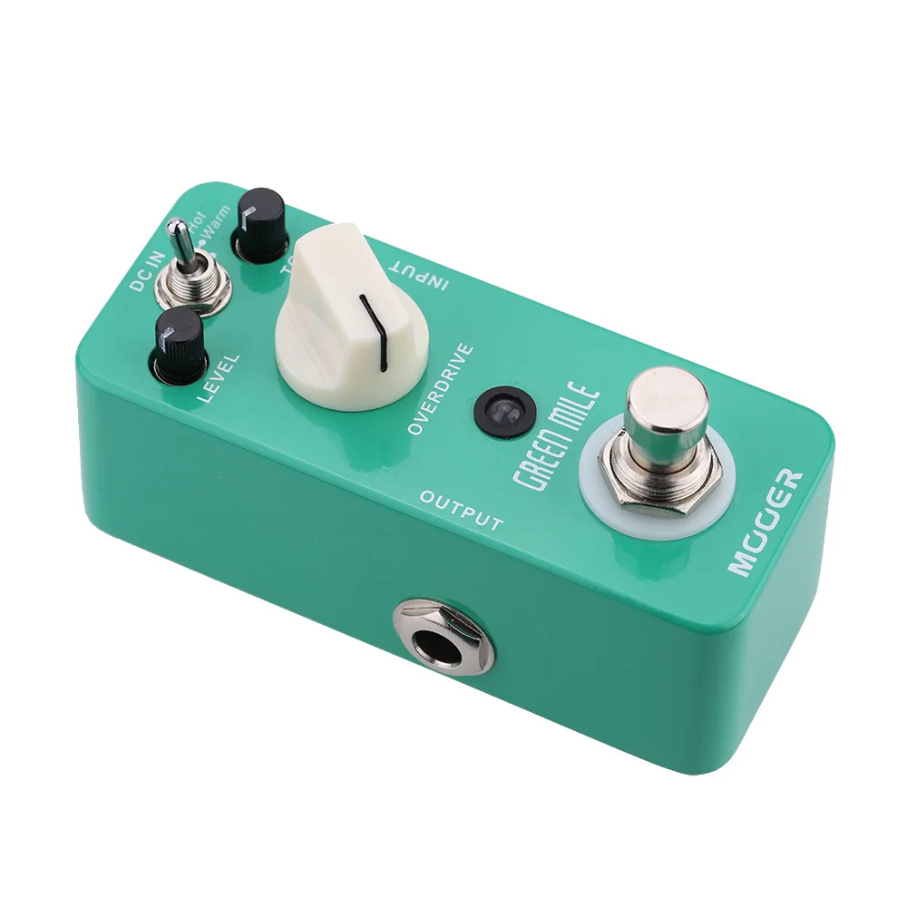 Mooer Green Mile Micro Mini Overdrive педаль эффектов для электрогитары True Bypass|true bypass|mooer greenmooer green