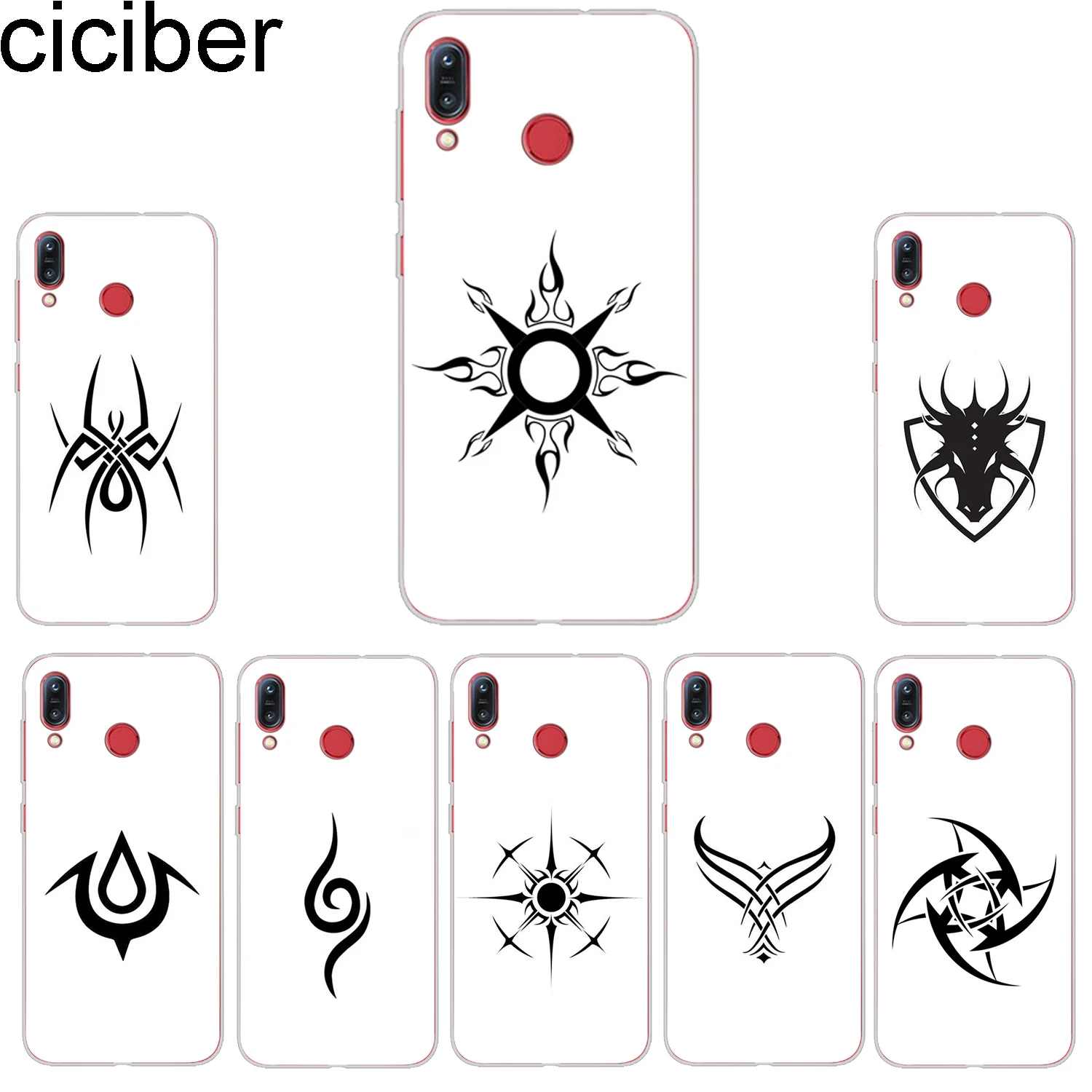 ciciber Phone Cases For ASUS Zenfone Max Pro (M1) (M2) Case Soft Back Cover ZB601KL ZB602KL ZB631KL ZB633KL ZB555KL Geometric |