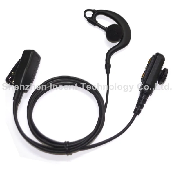 

VOIONAIR 2pcs/lot Ear Hook Earpiece Earphone Headset PTT for Hytera PD700 PD780 PD580 HYT Radio