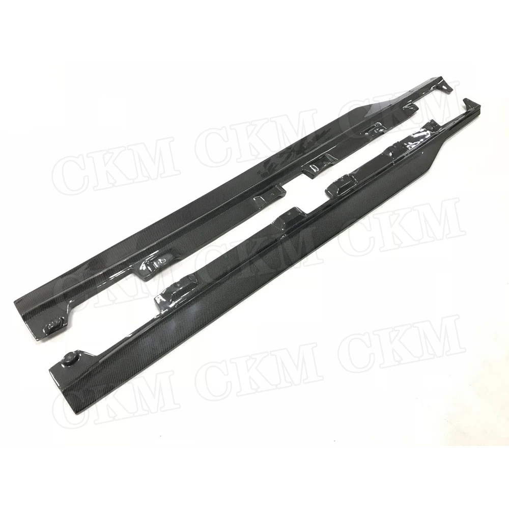 Боковые юбки из углеродного волокна фартуки Боковой бампер стеклопластика
