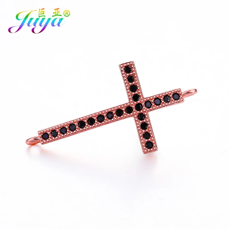Rose Gold Black Ювелирные изделия Juya Infinity, аксессуары для женщин, браслет, ожерелье, серьги - Цвет: Rose Gold Black