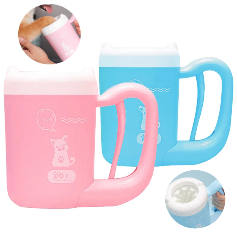 Силиконовая моющая щетка для мытья лап ухода за кошками аксессуары домашних