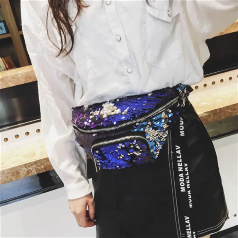 Новинка 2018 Современная креативная Женская двусторонняя поясная сумка в виде