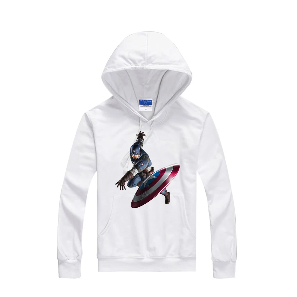 Cottons Hoodies Men Casual Super Heros Tops Long Sleeve Male Boy Sweatshirts Customized Printing TS0008-5 | Мужская одежда