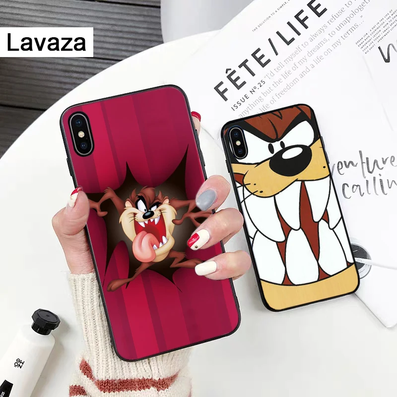 Силиконовый чехол Looney Tunes с дьяволом Тасмания для iPhone 5 5S 6 6S Plus 7 8 11 Pro X XS Max XR |