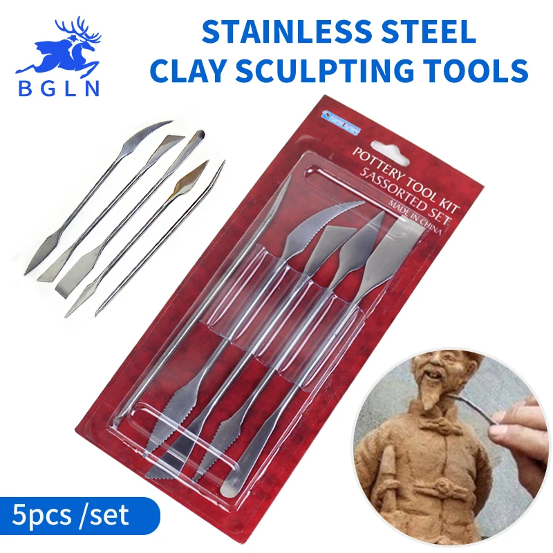 5 шт./компл. инструменты для скульптуры глины резьба керамика набор инструментов