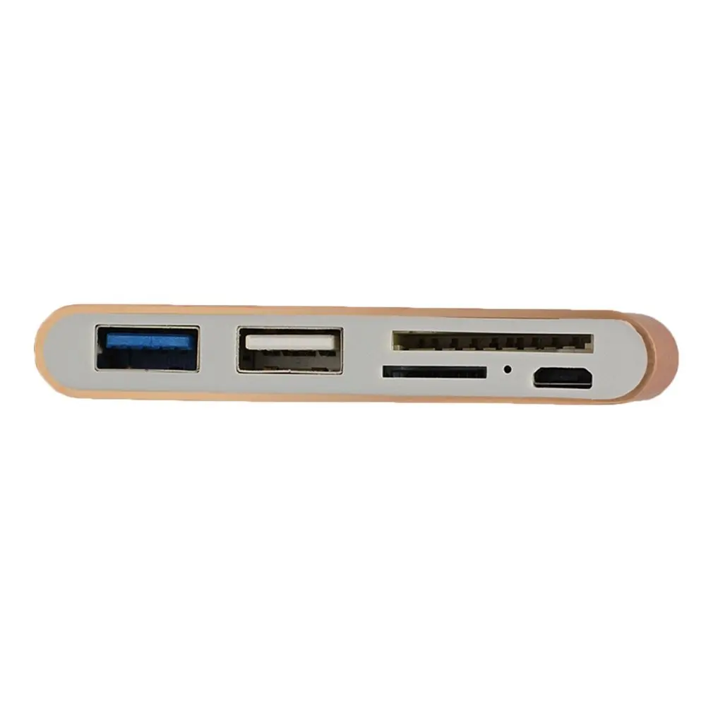 Тип C Интерфейс Поддержка USB3.0 концентратора безопасности цифровой памяти TF Card