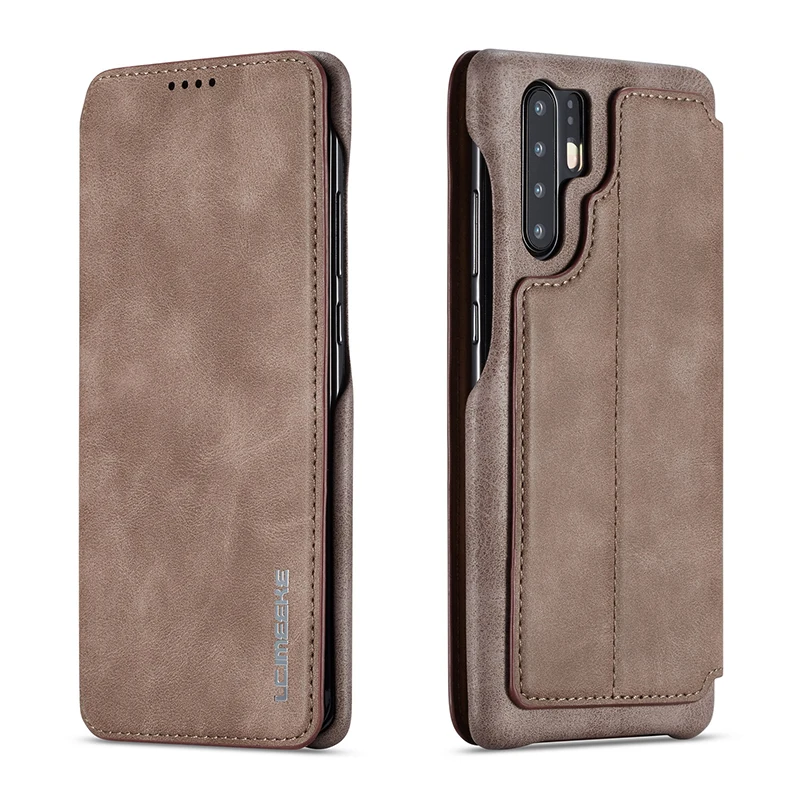 Чехол для Huawei P30 Pro откидной кошелек Coner тонкий чехол подставка из искусственной