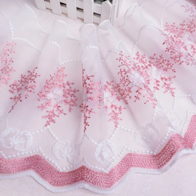 

Curtain lace accessories 9 color exquisite high-end lace wedding thread embroidery DIY lace about 12M/ Pack