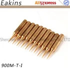 Наконечник из чистой меди 900M-T-I, 10 шт.лот, для паяльной станции HAKKO SAIKE ATTEN AOYUE KADA YIHUA
