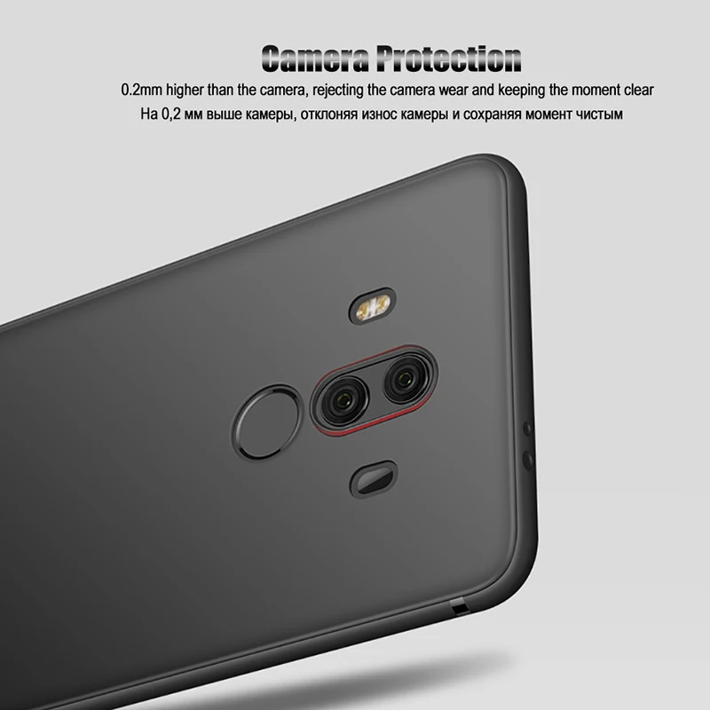 LuckGuard для Huawei Mate 10 Pro Чехол 8 9 20 чехлы телефонов задняя силиконовая Мягкая крышка