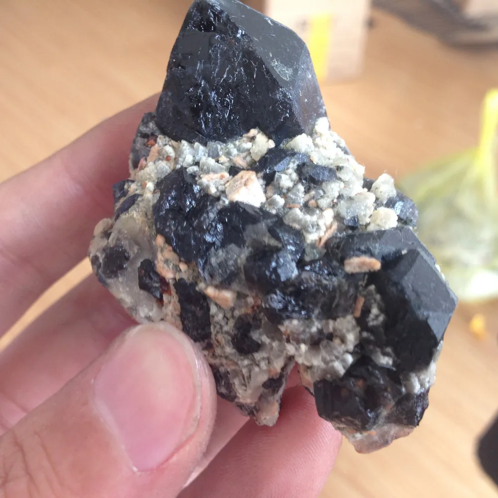 81 г натуральный черный кварцевый кристалл Кластерные точки смешанные образцы