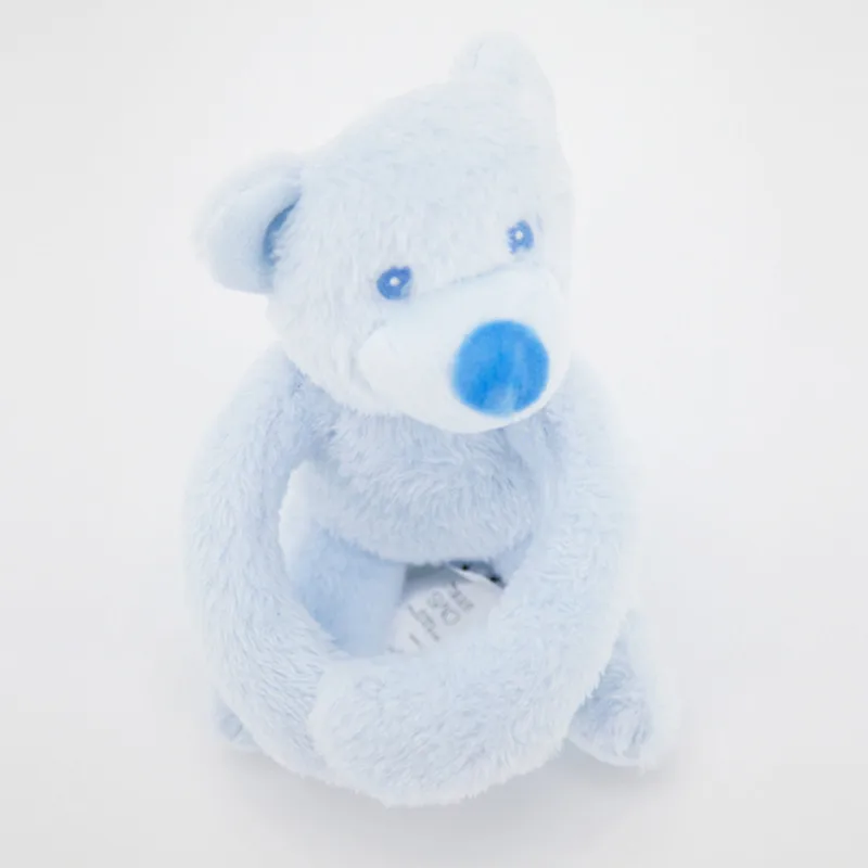 Детское однослойное одеяло из полиэстера с плюшевым медведем размеры 70x73 см|blanket