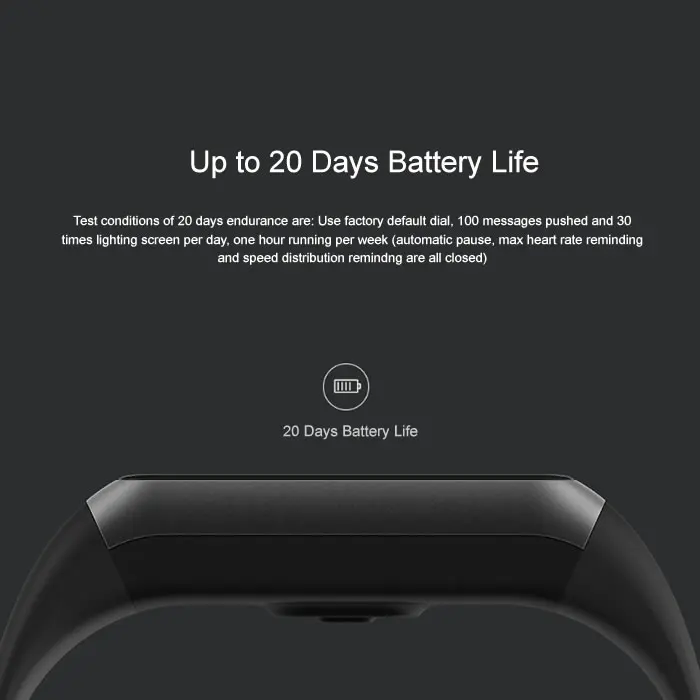 Xiaomi Huami Amazfit обновленный Cor 2/Band 2 Sport 5ATM водонепроницаемый умный браслет с 20 днями в режиме ожидания для Android IOS