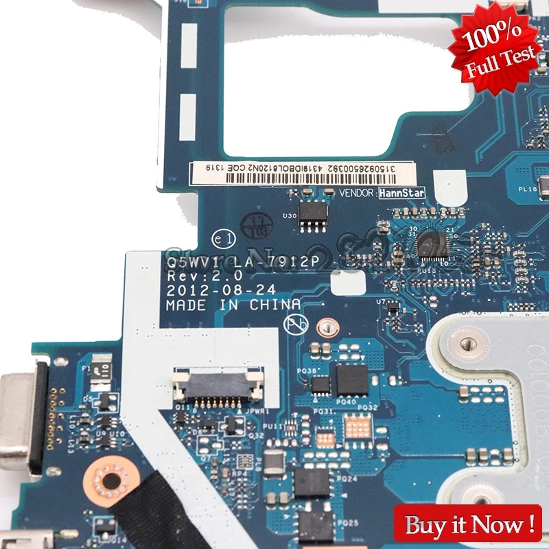 NOKOTION Q5WV1 LA-7912P материнская плата для ноутбука acer aspire E1-571G V3-571G V3-571 NBM6B11001 710 м GPU HM77 DDR3 работает