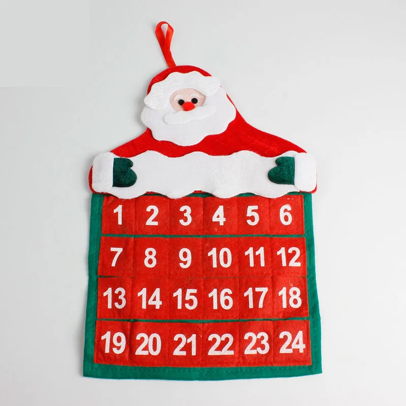 

Рождественский календарь Adornos, Рождественский календарь, Рождественский календарь с обратным отсчетом деда мороза и снеговика, баннер, Рож...