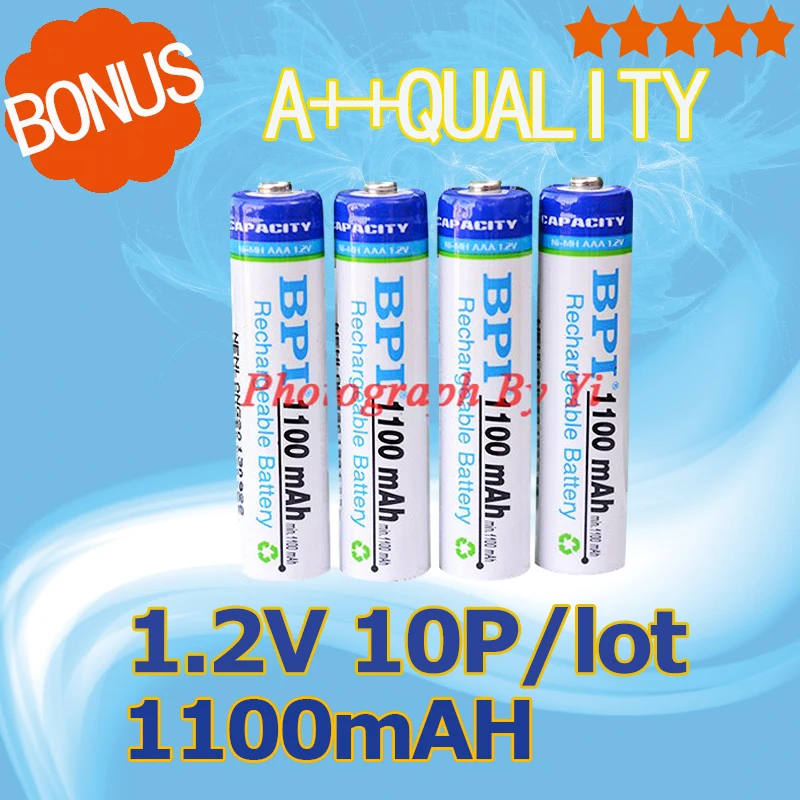 

Аккумулятор, 10 шт./лот, 1100 мАч, 1,2 в, Ni-MH