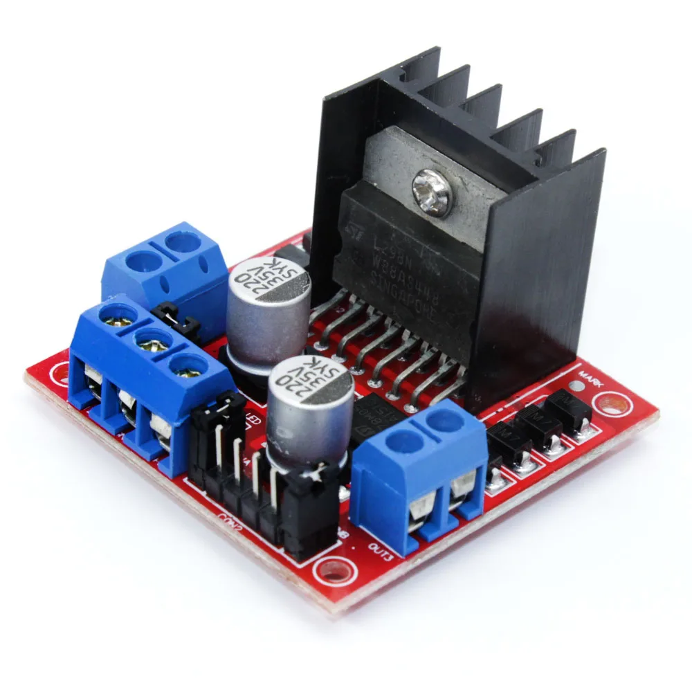 Плата драйвера двигателя L298N модуль L298 для шагового arduino умного автомобиля робота