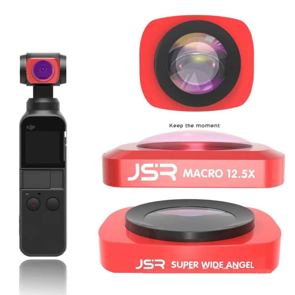 Супер широкоугольный объектив в карданный подвес аксессуары для DJI Pocket 2/Osmo CPL 12 5x