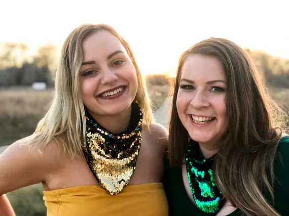 2018 г. Модные женские Русалка Бандана с пайетками для Девочек Реверсивный