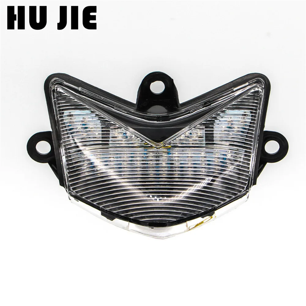 Мотоцикл прозрачные линзы задний Встроенный фонарь LED стоп Сигналы поворота