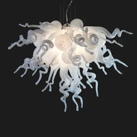 luxury hand blown glass crystal chandelier for wedding decorative