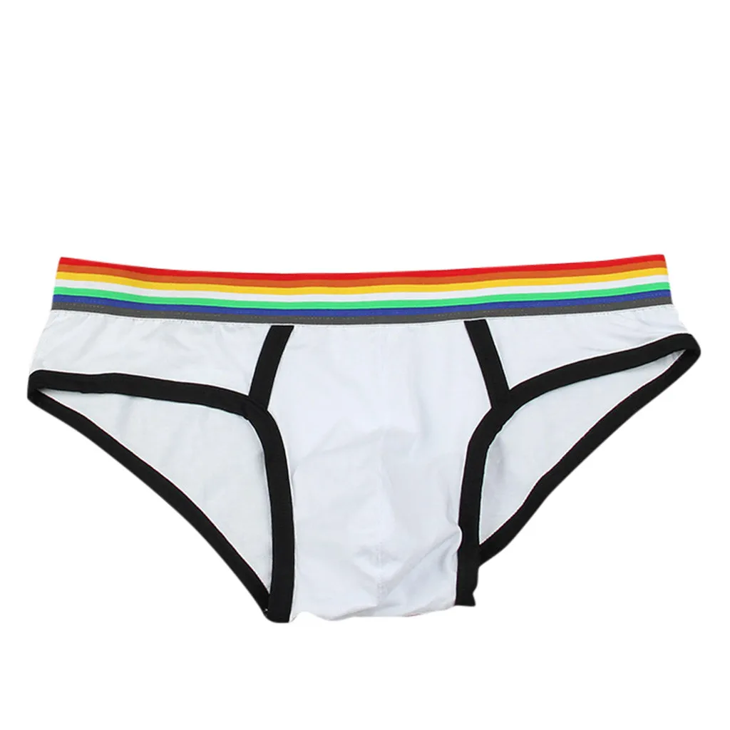 Нижнее белье с рисунком рианбоу 2019 Новое мужское модное разноцветное