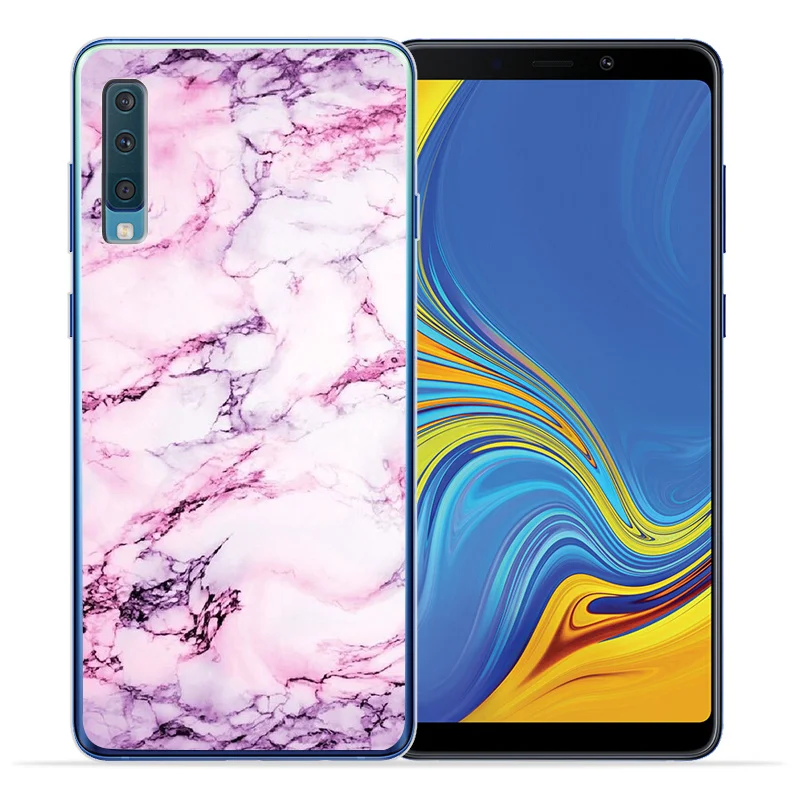 Роскошные мраморные буквы для samsung Galaxy A9 A8 A7 A6 A5 A3 чехол для телефона Etui Capinha funda шаблон capa