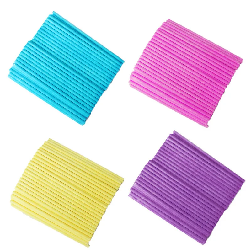 100 шт. палочки для тортов из пищевого пластика леденцов конфет шоколадных