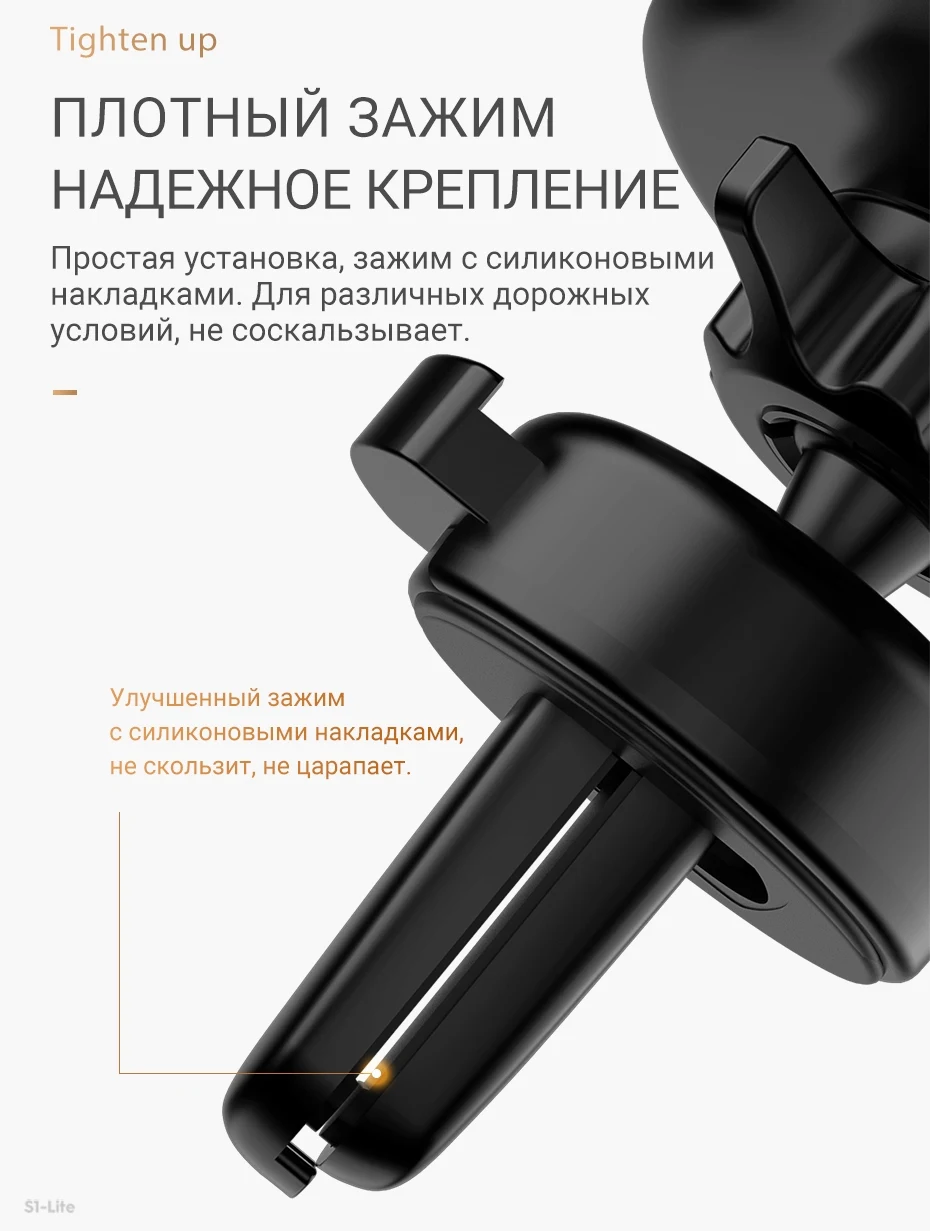 hoco автомобильный держатель телефона для iphone samsung xiaomi huawei в автомобиль кронштейн универсальный держатель мобильного телефона смартфона в авто подставка в машину силиконовые ролики безопасный