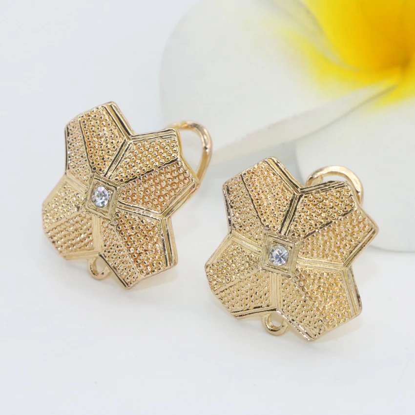 20mm Gold-color Stud Earrings for Girl Women Gifts Frost Matte Earring New Fashion Elegant Wholesale Price 1 Pair Jewelry B2830 | Украшения