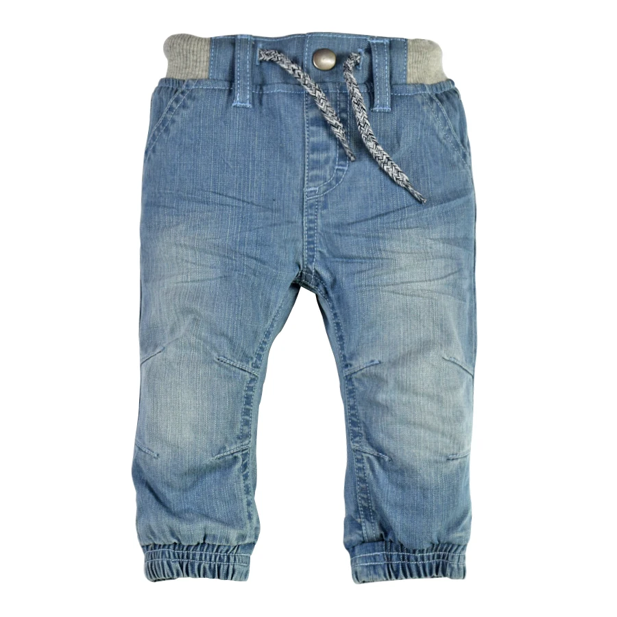 Детские для маленьких мальчиков и девочек двойной Слои s джинсы новорожденных Bebe