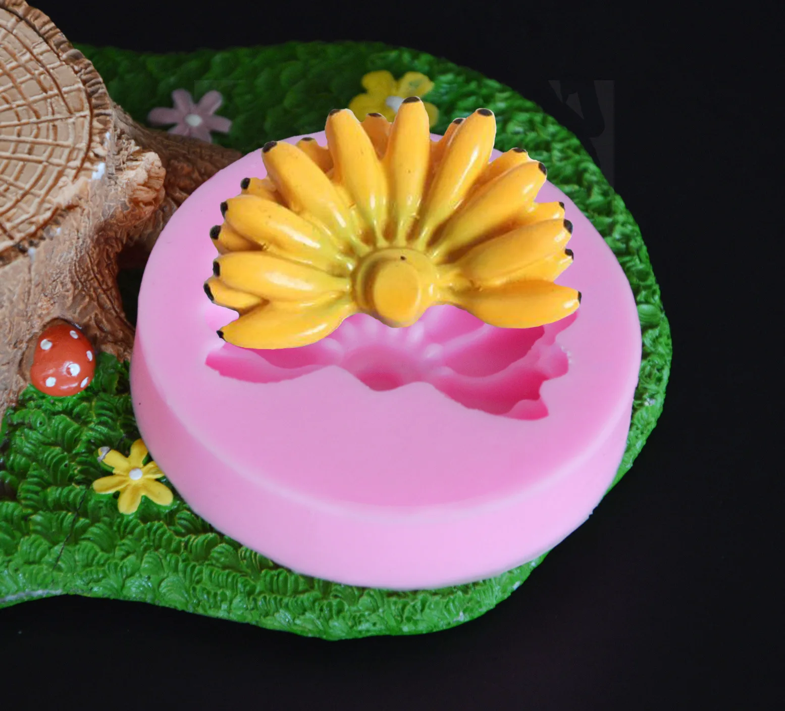 3D силиконовая форма для мыла в виде банана шоколада конфет Jello инструменты