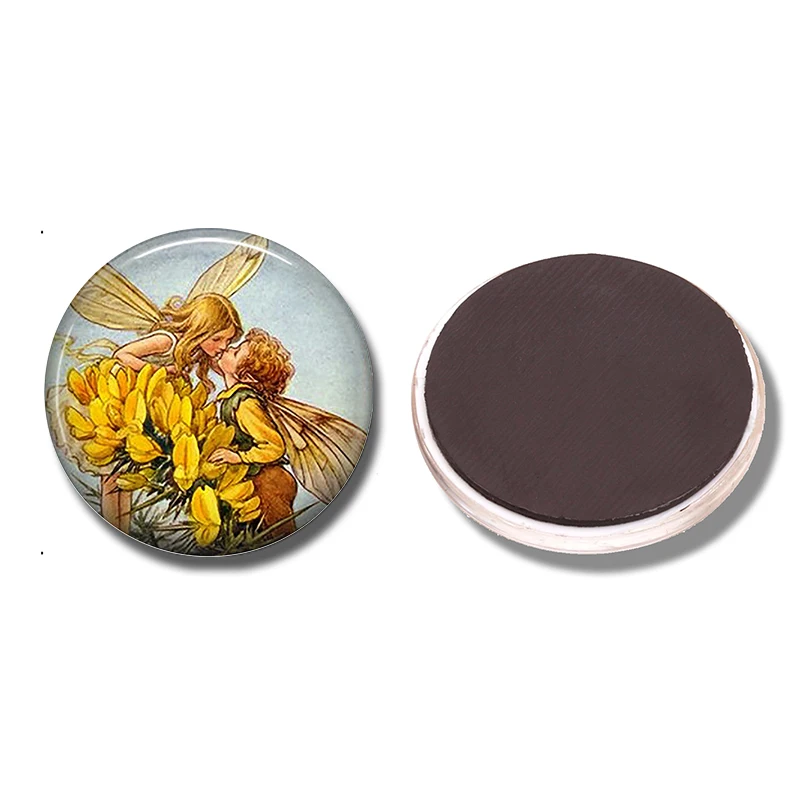 Дух ночи 30 мм магнит на холодильник стеклянный кабошон сказочные магнитные